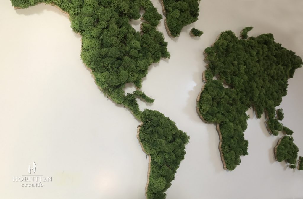 Mos wereldkaart